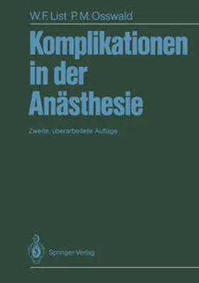 List / Osswald |  Komplikationen in der Anästhesie | eBook | Sack Fachmedien