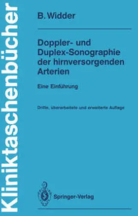 Widder |  Doppler- und Duplex-Sonographie der hirnversorgenden Arterien | eBook | Sack Fachmedien