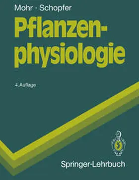 Mohr / Schopfer |  Pflanzenphysiologie | eBook | Sack Fachmedien
