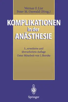 List / Osswald |  Komplikationen in der Anästhesie | eBook | Sack Fachmedien