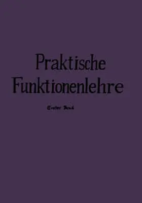 Tölke |  Praktische Funktionenlehre | Buch |  Sack Fachmedien