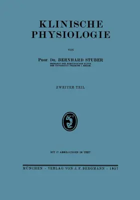 Stuber |  Klinische Physiologie | Buch |  Sack Fachmedien