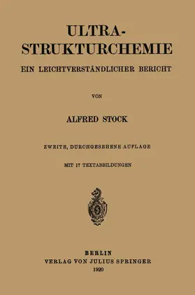 Stock |  Ultra-Strukturchemie | Buch |  Sack Fachmedien