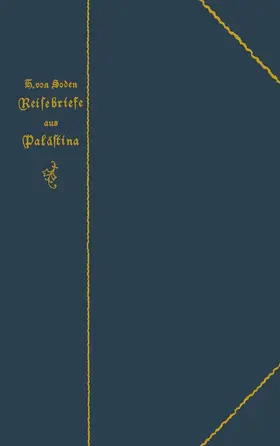 Soden |  Reisebriefe aus Palästina | Buch |  Sack Fachmedien