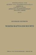 Sieveking / Kaskel / Kohlrausch |  Wirtschaftsgeschichte | Buch |  Sack Fachmedien