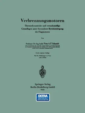 Schmidt | Verbrennungsmotoren | Buch | 978-3-642-98254-5 | www.sack.de