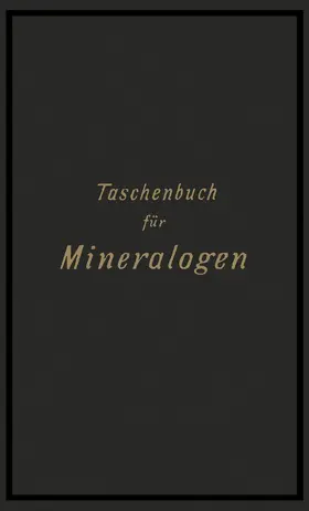 Riemann | Taschenbuch für Mineralogen | Buch | 978-3-642-98298-9 | www.sack.de