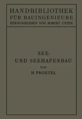 Proetel / Otzen |  See- und Seehafenbau | Buch |  Sack Fachmedien