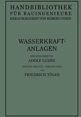 Ludin / Otzen |  Wasserkraftanlagen | Buch |  Sack Fachmedien
