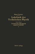 Lorenz |  Technische Mechanik starrer Gebilde | Buch |  Sack Fachmedien