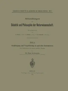 Keferstein |  Strahlengang und Vergrößerung in optischen Instrumenten | Buch |  Sack Fachmedien
