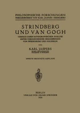 Jaspers |  Strindberg und Van Gogh | Buch |  Sack Fachmedien