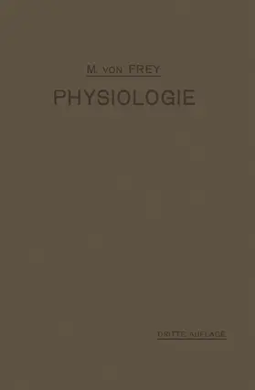 Frey |  Vorlesungen über Physiologie | Buch |  Sack Fachmedien