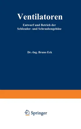 Eck |  Ventilatoren | Buch |  Sack Fachmedien