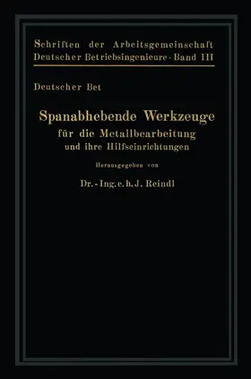 Bussein / Simon / Cochius |  Spanabhebende Werkzeuge für die Metallbearbeitung und ihre Hilfseinrichtungen | Buch |  Sack Fachmedien