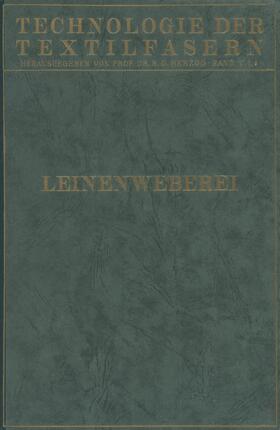 Bühring / Kaulfuß / Schneider | Leinenweberei | Buch | 978-3-642-98758-8 | sack.de