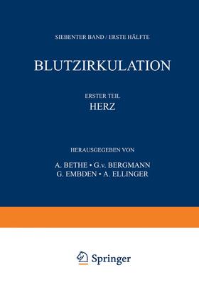Bethe / Ellinger / Bergmann | Handbuch der normalen und pathologischen Physiologie | Buch | 978-3-642-98825-7 | sack.de