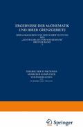 Thullen / Behnke |  Theorie der Funktionen mehrerer komplexer Veränderlichen | Buch |  Sack Fachmedien