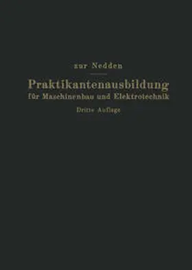 Zur Nedden / Renesse |  Praktikantenausbildung für Maschinenbau und Elektrotechnik | eBook | Sack Fachmedien