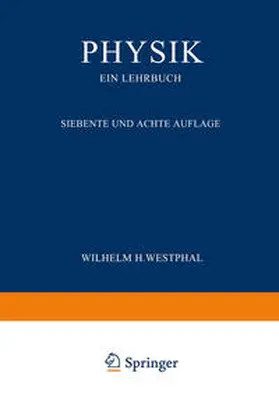 Westphal |  Physik ein Lehrbuch | eBook | Sack Fachmedien