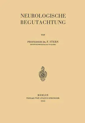Stern |  Neurologische Begutachtung | eBook | Sack Fachmedien