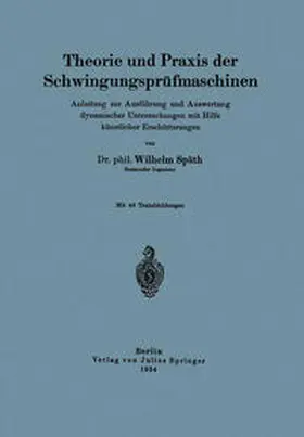 Späth |  Theorie und Praxis der Schwingungsprüfmaschinen | eBook | Sack Fachmedien