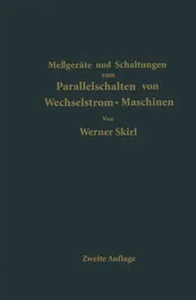 Skirl |  Parallelschalten von Wechselstrom-Maschinen | eBook | Sack Fachmedien