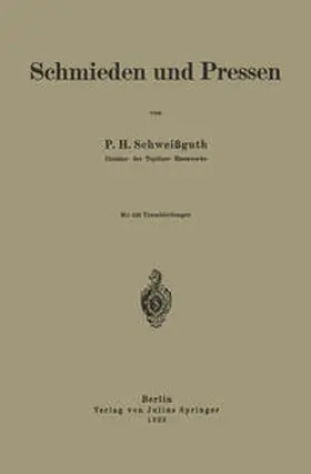 Schweißguth | Schmieden und Pressen | E-Book | www.sack.de