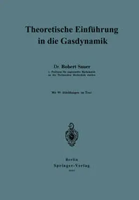 Sauer |  Theoretische Einführung in die Gasdynamik | eBook | Sack Fachmedien