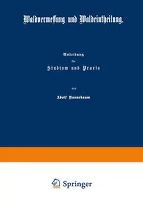 Runnebaum |  Waldvermessung und Waldeintheilung | eBook | Sack Fachmedien