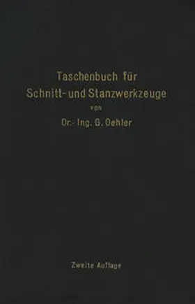 Oehler |  Taschenbuch für Schnitt- und Stanzwerkzeuge | eBook | Sack Fachmedien