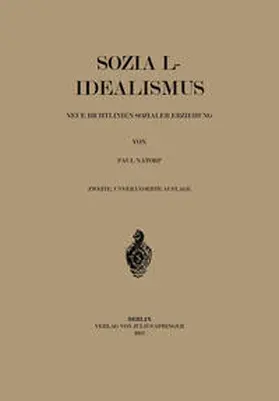 Natorp |  Sozial-Idealismus | eBook | Sack Fachmedien