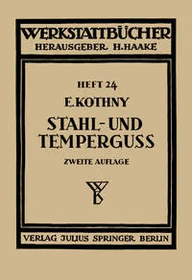 Kothny / Haake | Stahl- und Temperguß | E-Book | www.sack.de