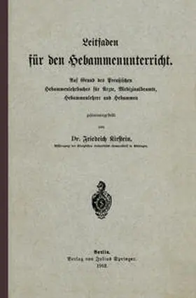 Kirstein |  Leitfaden für den Hebammenunterricht | eBook | Sack Fachmedien