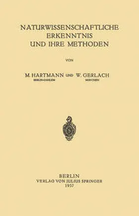 Hartmann | Naturwissenschaftliche Erkenntnis und Ihre Methoden | E-Book | www.sack.de