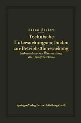 Brand / Seufert |  Technische Untersuchungsmethoden zur Betriebsüberwachung | eBook | Sack Fachmedien