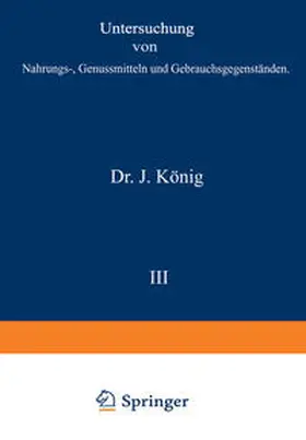 Bömer / Goppelsroeder / Hasenbäumer |  Untersuchung von Nahrungs-, Genussmitteln und Gebrauchsgegenständen | eBook | Sack Fachmedien