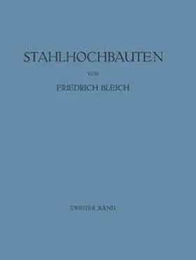 Bleich |  Stahlhochbauten | eBook | Sack Fachmedien