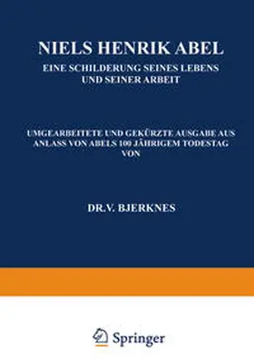 Bjerknes / Wegener-Köppen | Niels Henrik Abel | E-Book | www.sack.de