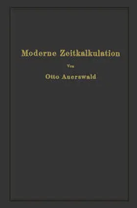 Auerswald | Moderne Zeitkalkulation | E-Book | www.sack.de