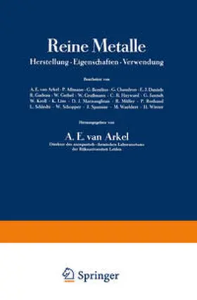Arkel / Aßmann / Jantsch |  Reine Metalle | eBook | Sack Fachmedien