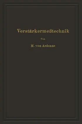 Ardenne / Stoff / Gabriel |  Verstärkermeßtechnik | eBook | Sack Fachmedien