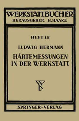 Hermann |  Härtemessungen in der Werkstatt | eBook | Sack Fachmedien