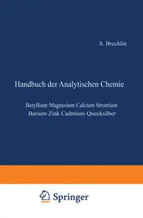  Elemente der zweiten Gruppe | eBook | Sack Fachmedien