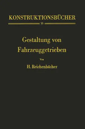Reichenbächer | Gestaltung von Fahrzeuggetrieben | E-Book | www.sack.de