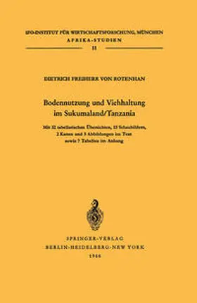 Rotenhan | Bodennutzung und Viehhaltung im Sukumaland/Tanzania | E-Book | www.sack.de
