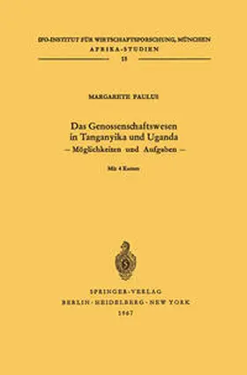 Paulus | Das Genossenschaftswesen in Tanganyika und Uganda | E-Book | sack.de