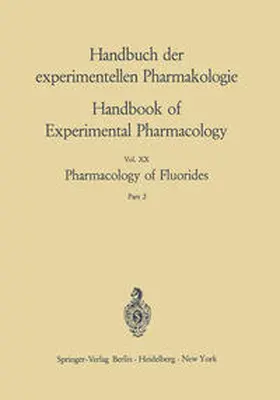 Smith |  Pharmacology of Fluorides | eBook | Sack Fachmedien