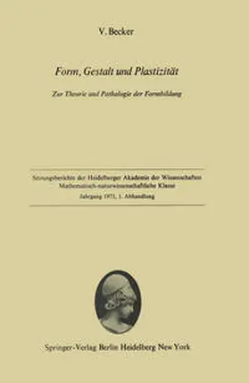 Becker |  Form, Gestalt und Plastizität | eBook | Sack Fachmedien