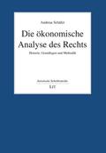 Schäfer |  Die ökonomische Analyse des Rechts | Buch |  Sack Fachmedien